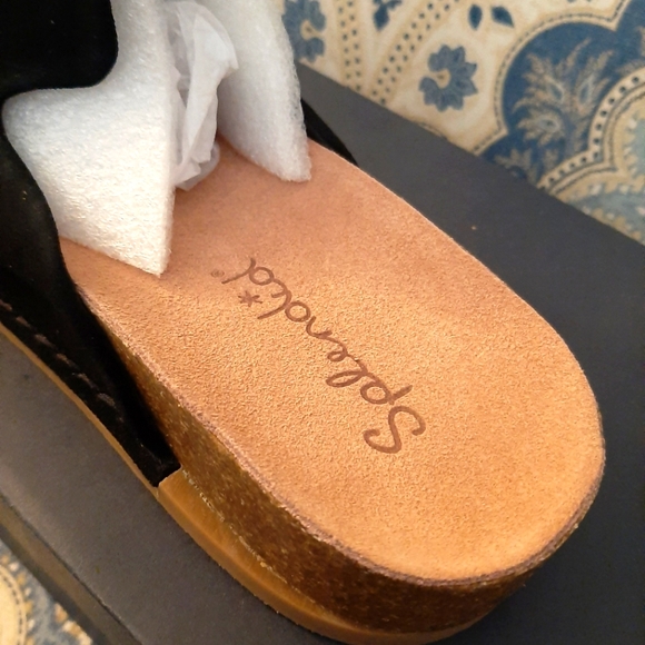 Splendid Black Mule Slide in Black Suede, Size 11 - Picture 6 of 12